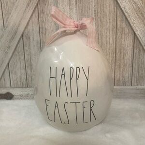 Rae Dunn Happy Easter Ceramic Egg